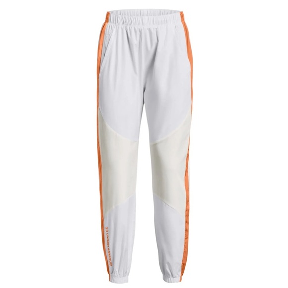 Under Armour White and Orange Track Pants - Picture 3 of 16